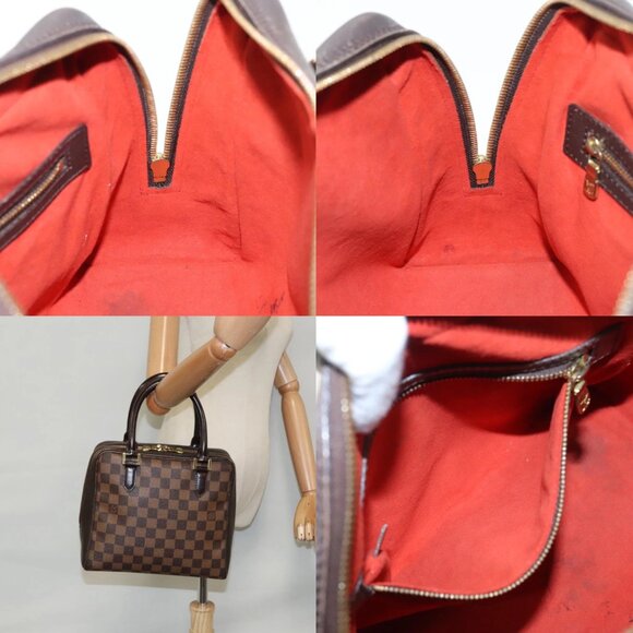 LOUIS VUITTON Damier Ebene Brera Hand Bag N51150 LV Auth ar12594 - Picture 14 of 15